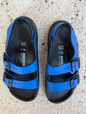 Birkenstock Mogami Kids Waterproof Sandals Blue Black EU 31 US 13